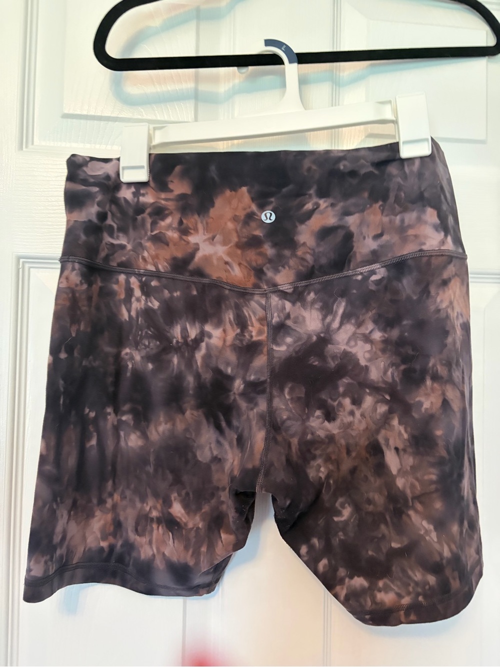 lululemon athletica Women's Tie-Dye High-Rise Align Shorts - Brown & Black